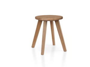 DIEGO OAK - Low oak stool _ 5A Design